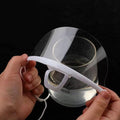Clear Plastic Catering Masks Splash Proof Protective Reusable Chef Qme Default Title