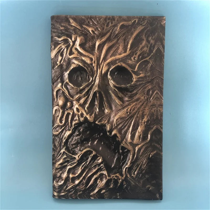 New Necronomicon Dark Magic Book Demon Dead Summon Book Altar Ceremony Prop Book Collection Living Room Desktop Decoration. Qme A2 Flat cover