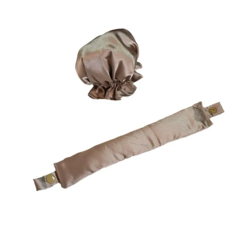 Heatless Curling Rod No Heat Hair Curler Silk Curls Soft Rollers Qme Silver Gray China Mainland