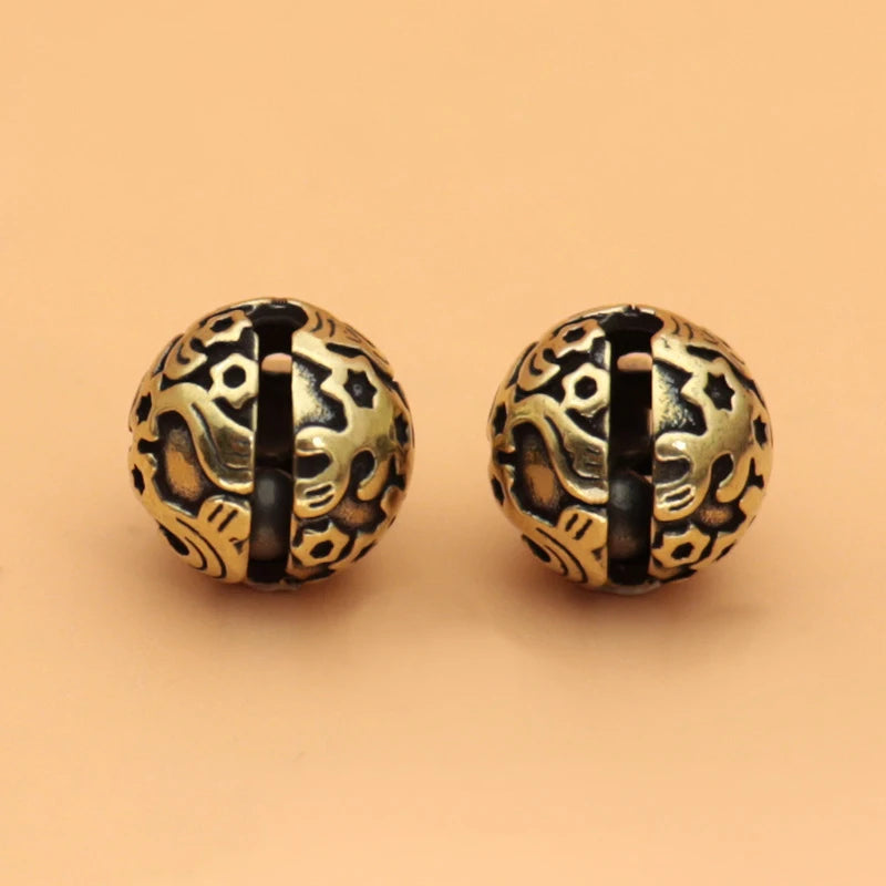 Gifts Jewelry Pendant Keychain Birthday Durable Brass Retro Waist Qme