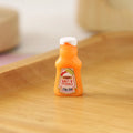 Dollhouse Miniature Strawberry Sauce Jam Jar Mini Kitchen Food Qme Orange