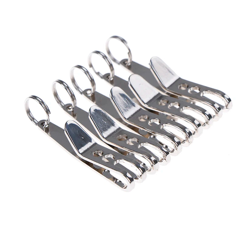 Mini Edc Gear Pocket Suspension Clip Hanger Tool Key Ring Keychain Qme 5Pcs