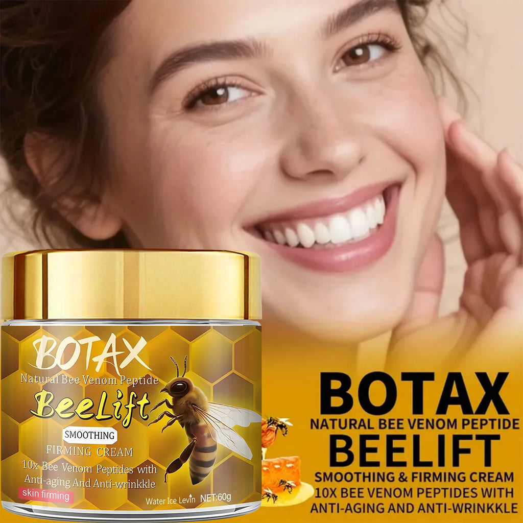 Botax Natural Bee Venom Peptide Beelift Face Cream - 10x Anti-Aging & Smoothing Firming Cream with Retinol Qme