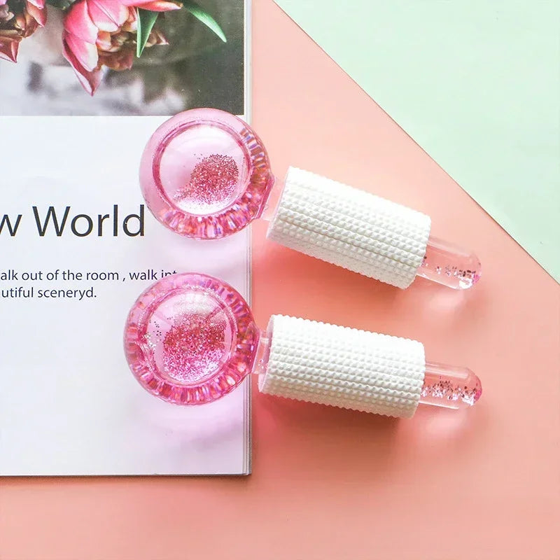 Face Roller Tightening Redness Soothing Salon Wrinkle Remover Ice Qme