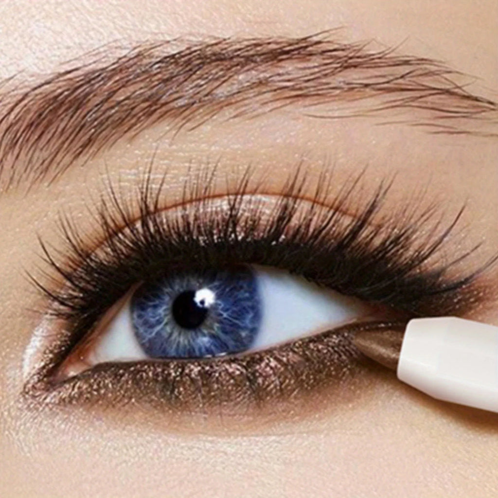 6 Colors Pearlescent Eyeshadow Eyeliner Pencil Waterproof Long Qme