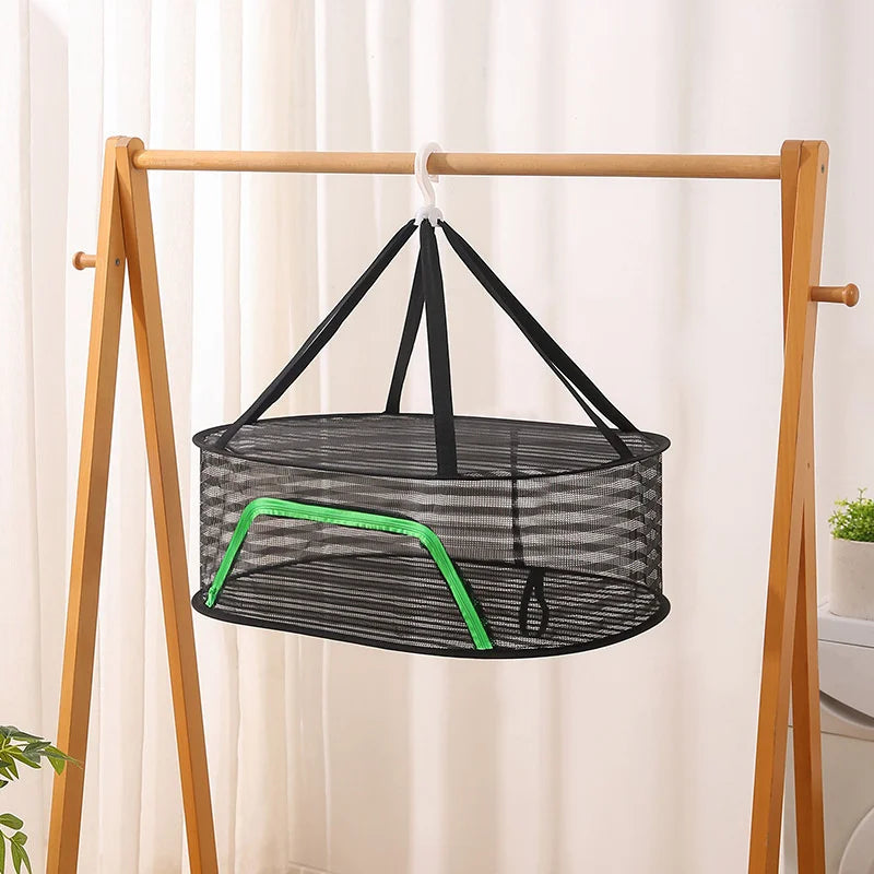 Dryer Bag Mesh Drying Net Vegetable Fruit Folding Food Anti-mosquito Qme 1 layer