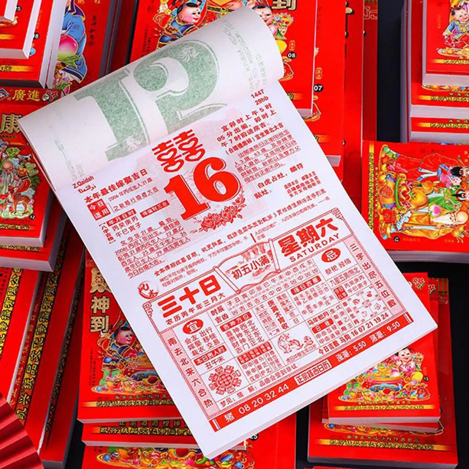 2026 Wall Calendar Tear Off Horse Planner Year of the Horse Desktop Calendar for Scheduling Planning Appointment Spring Festival Qme