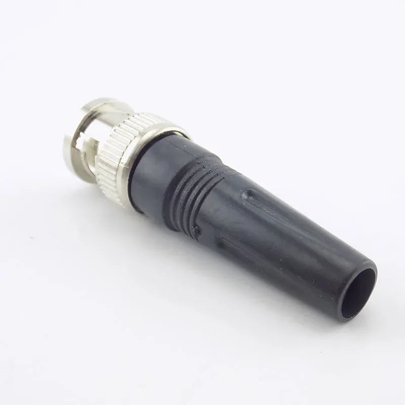 ESCAM 10pcs Surveillance BNC Connector Male plug adapter for Twist-on Coaxial RG59 Cable for CCTV Camera Video/AUDIO Connector Qme