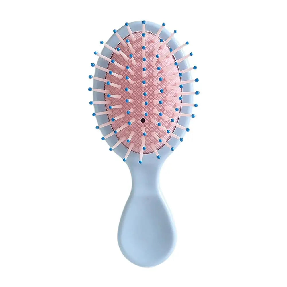 1pcs Mini Detangler Hair Brushes Massager Anti Static Air Bag Hair Comb Wet and Dry Portable Hairbrush Salon Styling Accessories Qme A CN