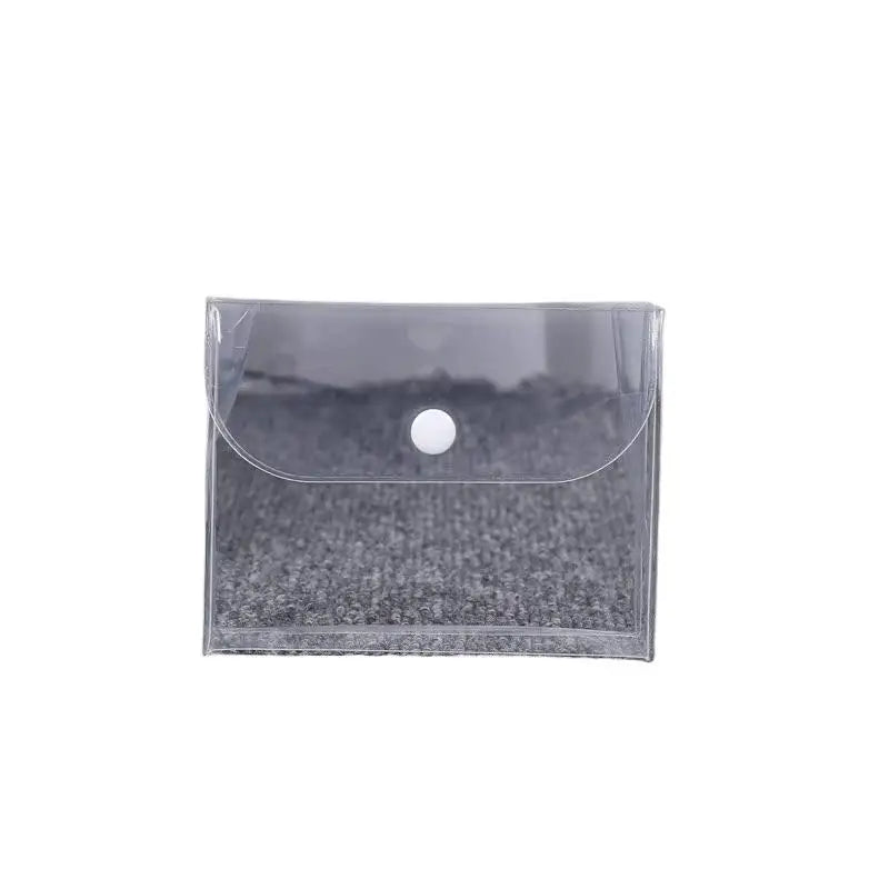 Travel Passport Organizer Holder Transparent PVC Envelope Ultra Slim Qme
