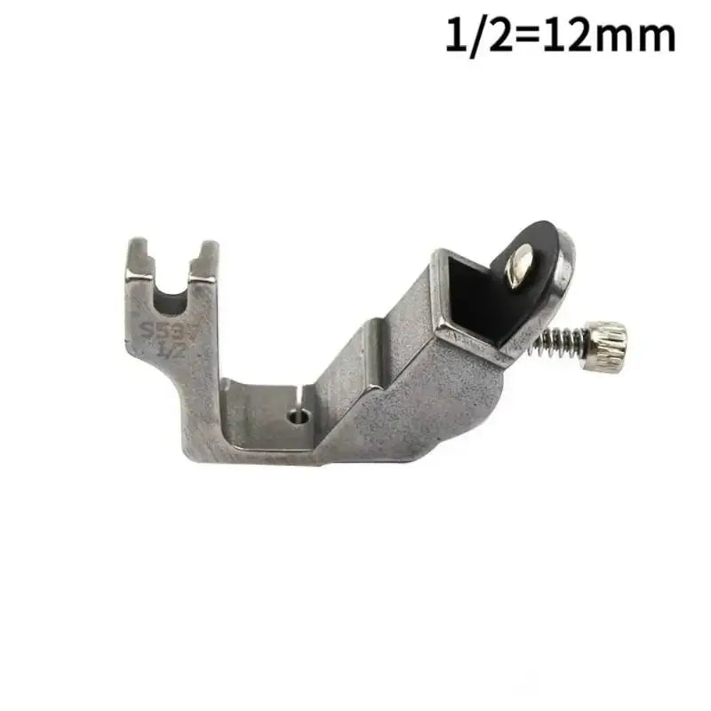 S537 Pleated Wrinkled Presser Foot Right Guide Multifunctional Lockstitch Sewing Machine Feet Industrial Pressing Foot Qme 12mm