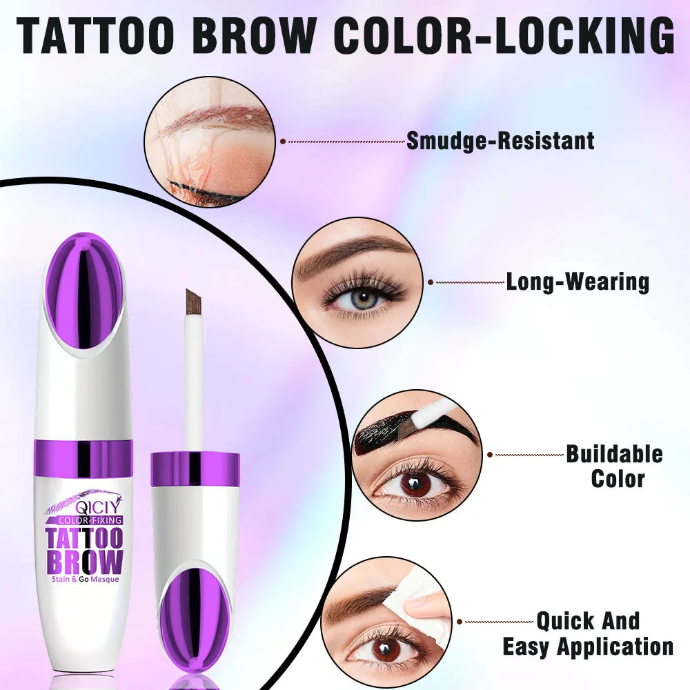 Long Lasting Tear Off Eyebrow Adhesive Waterproof Sweat Proof Qme
