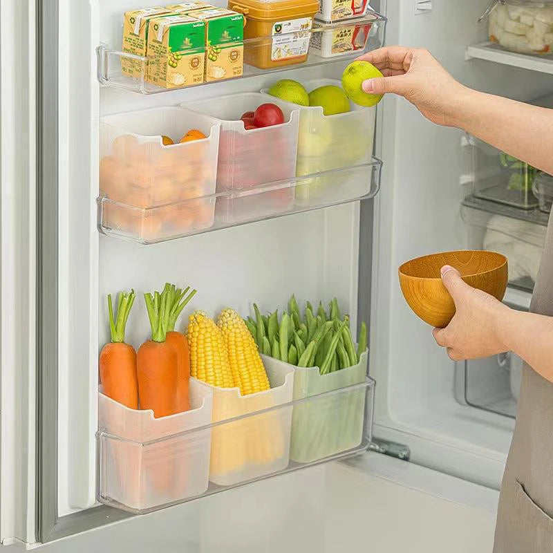 Food Case Container Kitchen Organizer Storage Boxs Refrigerator Fresh Qme onesize