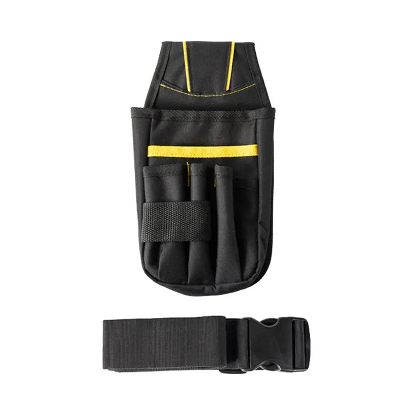 A02F-Multi-Pocket Organizer Tool Pouch With Belt Clip For Electricians Construction Maintenance Qme As Shown