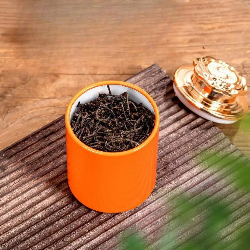 Solid Mini Empty Tea Tin Can Household Sealed Jar Portable Travel Qme