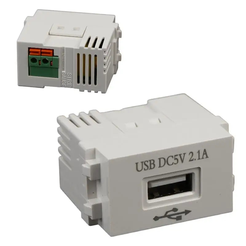 220V Socket 5V2 1A Phone Charging Panel USB Power Module 5V Qme