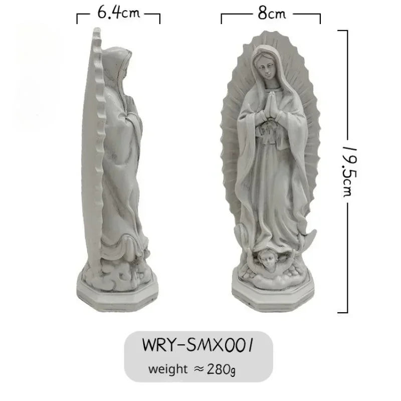 Wholesale Mexican Virgin Mary Home Furnishings Porch Decoration Qme Grey
