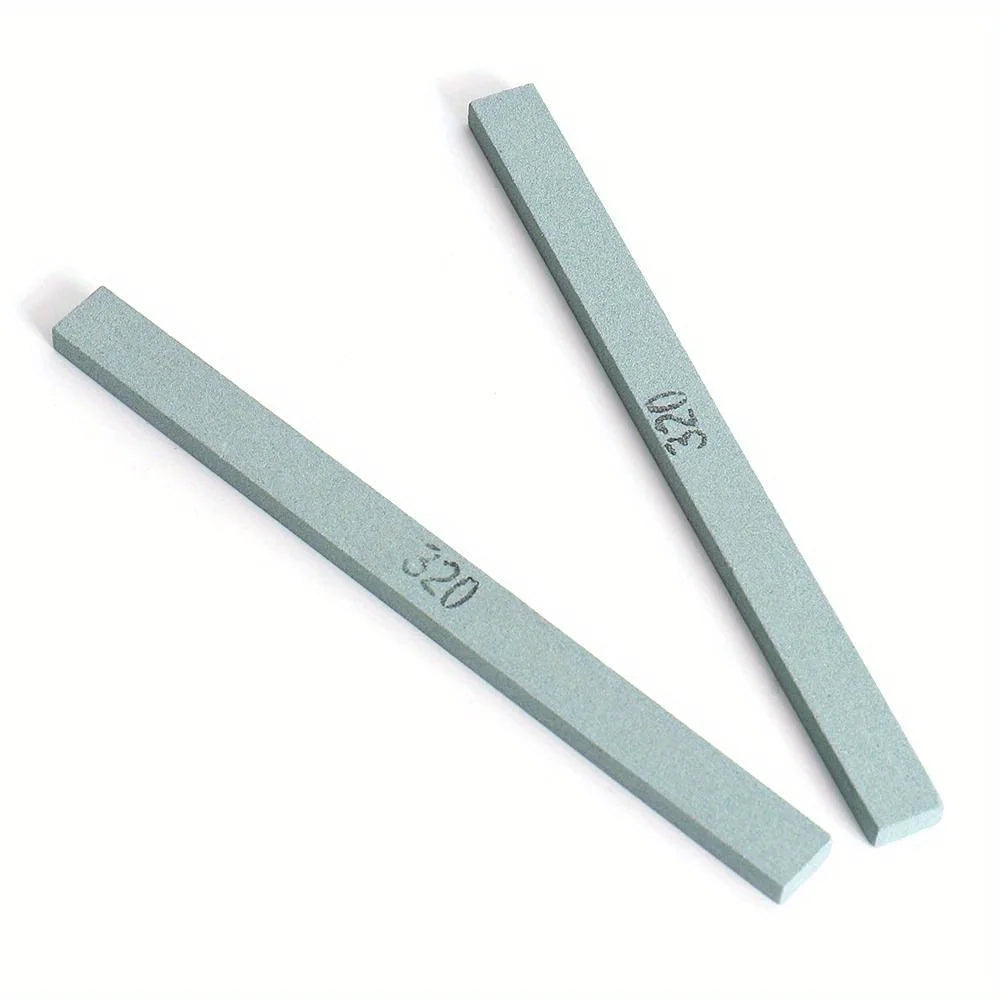 320 Grit Silicon Carbide Sharpening Stone Strip Mini Whetstone For Ceramic Pot Metal Knife Model Polishing Grinding Tool Qme