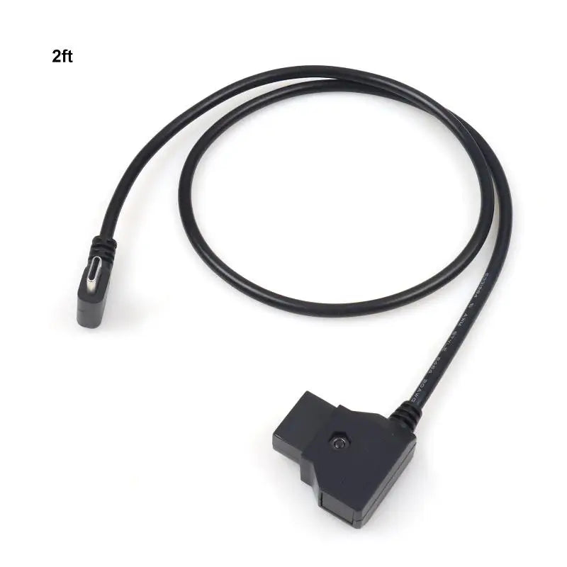 D Tap C Output Power Charging Cable LED Panel Lighting Battery Supply Qme 60CM