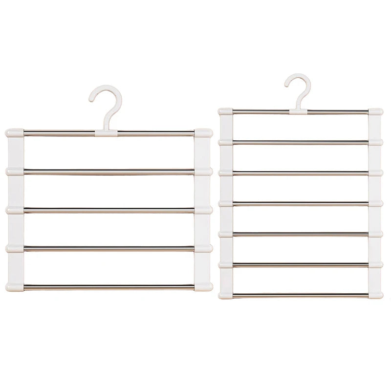 Foldable Trouser Rack Save Wardrobe Space Ladder Hangers Closet Qme