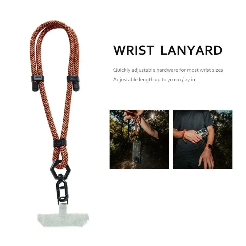 Universal 160CM Crossbody Lanyard Strap Chain For Phone Case Cover Sport Climbing Colorful Nylon Single Cord Rope Qme O-70CM