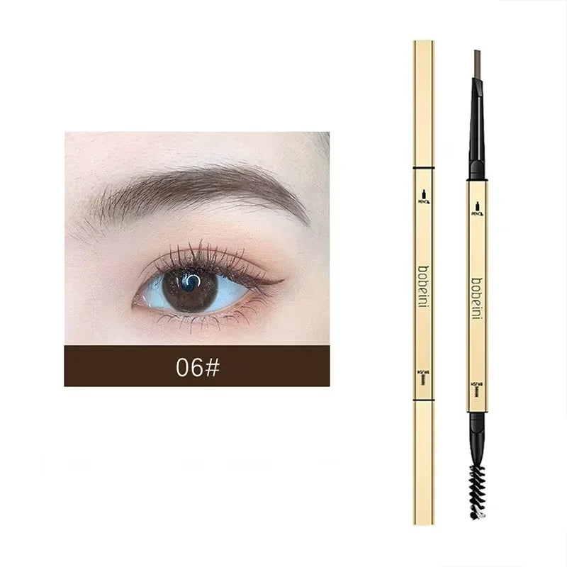 Waterproof Eyebrow Pencil, Eyebrow Pencil For Beginner, Extremely Fine Double-headed Eyebrow Pencil, Durable And Long Lasting Qme 06