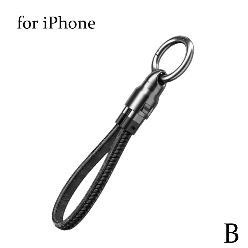 PD240W Keychain Short USB4.0 Data Cable Portable Keychain Kit 40Gbps USB C to Type C Charging Cable for Laptop Xiaomi Iphone Qme B