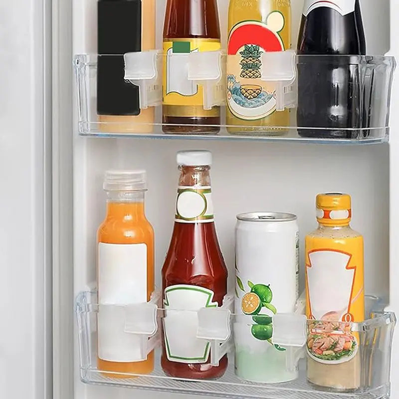 Extendable Refrigerator Organizer Shelf Divider Fridge Side Door Qme