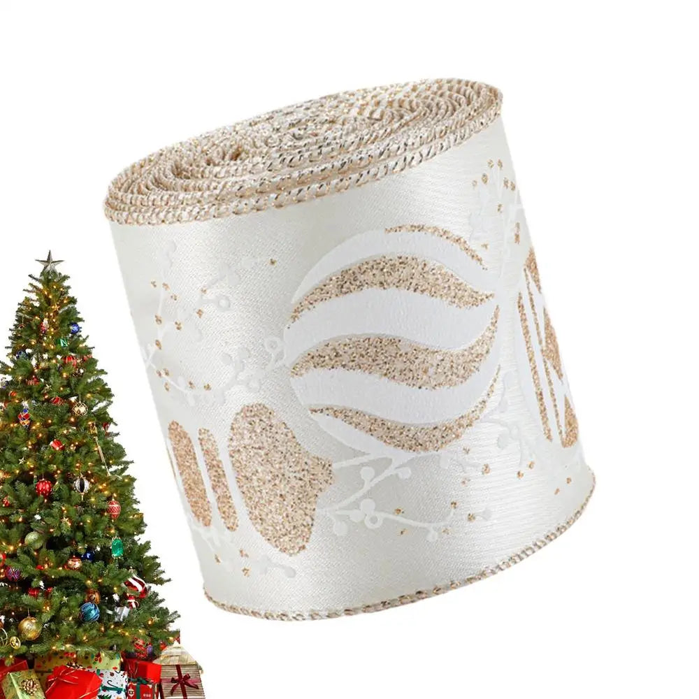 Christmas Ribbon Crafts 6 5 Ft Strap Decoration Champagne Craft Qme 04 China Mainland