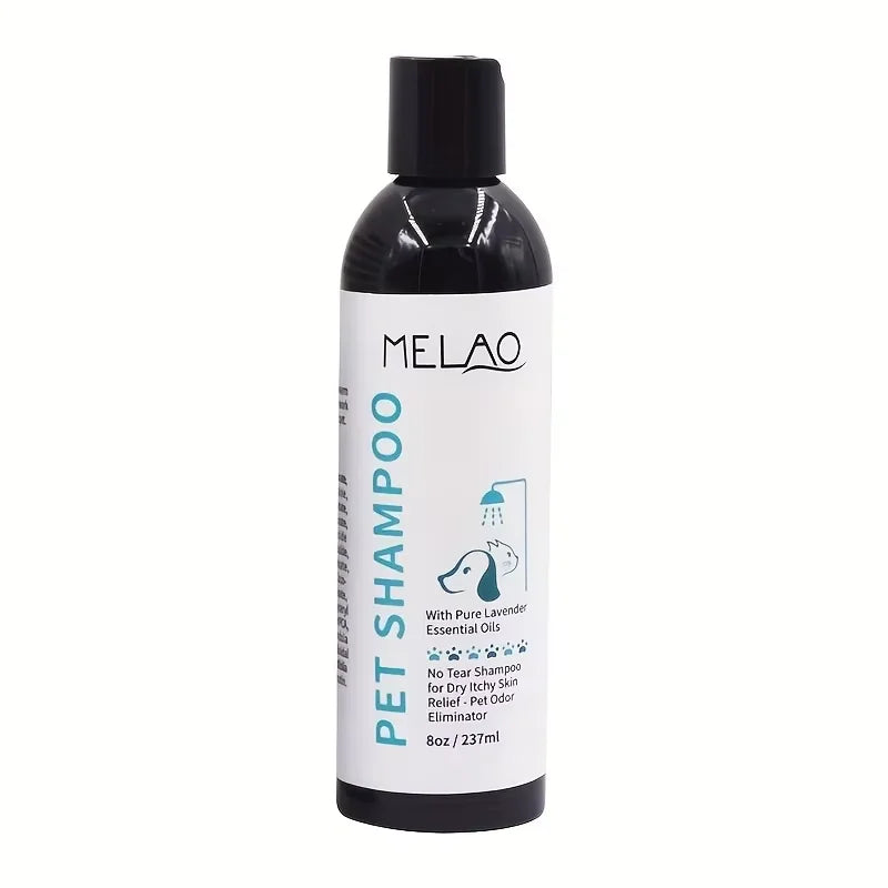 Melao Natural Pet Accessories Shampoo Puppy & Kitten Dog Shampoo Dry Skin & Itch Relief Pet Shampoo for Dogs Qme