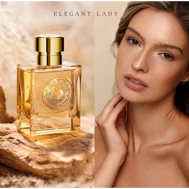 French Elegant Lady Perfume Luxury Rose Jasmine Fragrance Charm Qme