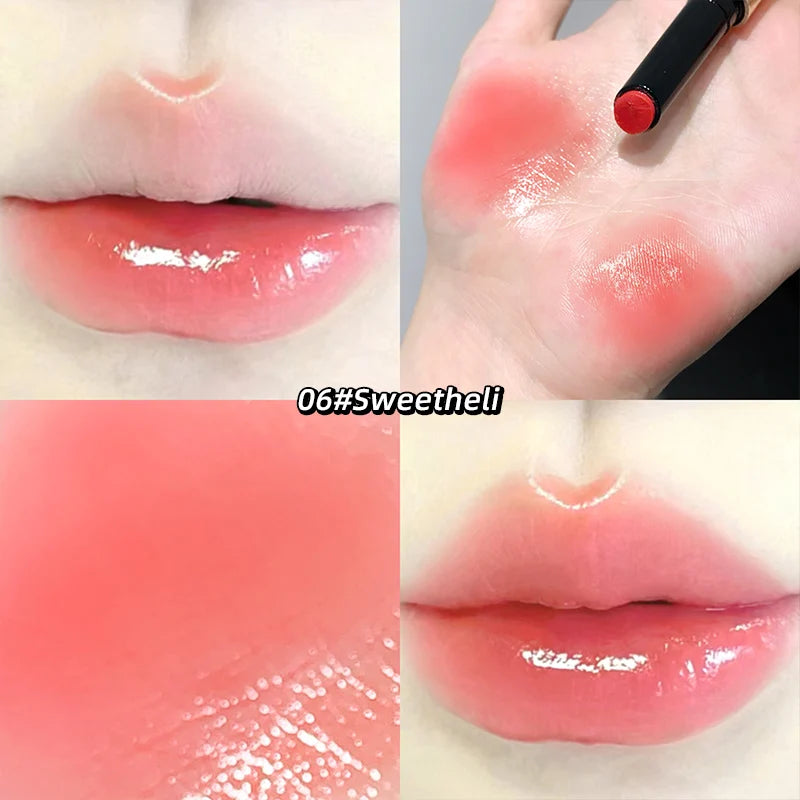 Gege Bear Pressing Moisturizing Lip Gloss Lightweight& L Ong-lasting Qme GX1186-06