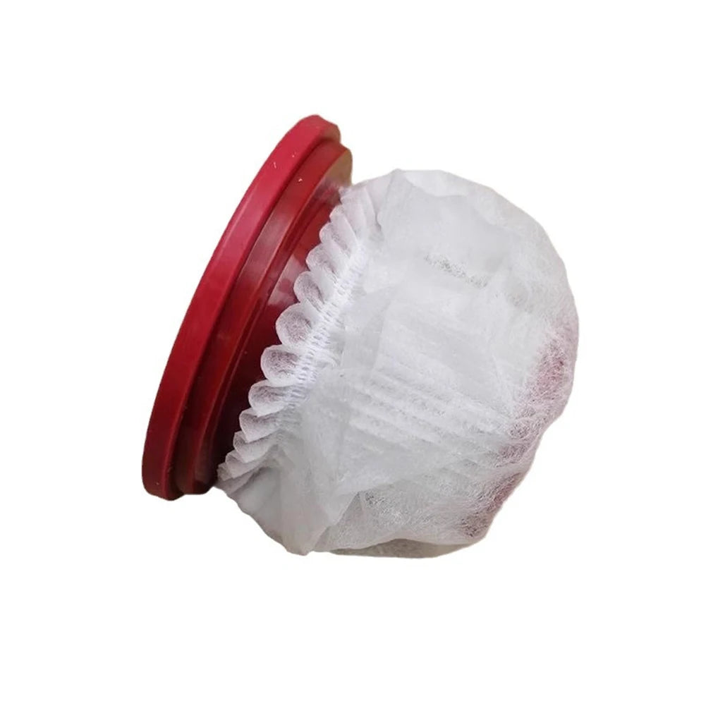 100PCS Disposable Vacuum Cleaner Filter Protective Cover Washable For Handheld Vacuum Cleaner Non-woven Fabric Filter Qme