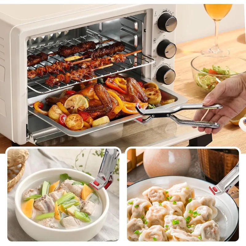 Anti-scalding Clip Stainless Steel Clamp Non-slip Bowl Frying Pan Air Qme