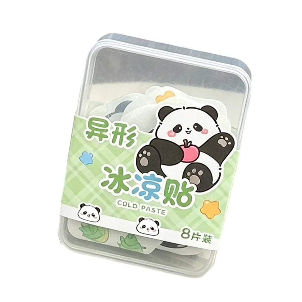NEW Cool Patches 8-Piece Instant Summer Long Lasting Kids Ice Pack Headache Patches For Home Office Outdoor Travel Sports Hiking Qme