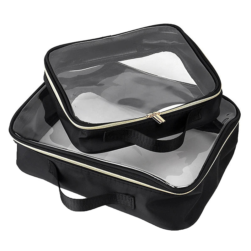 Large Capacity Cosmetic Organizer Beauty Women Case Portable Travel Qme