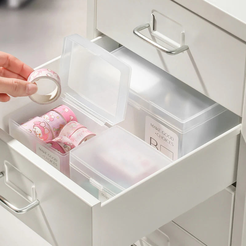 Dustproof Durable Jewelry Storage Case Container Mini Plastic Box Qme