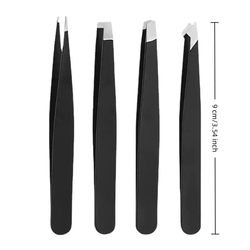 Stainless Steel Eyebrow Tweezers Ultimate Precision Beauty Tools Qme