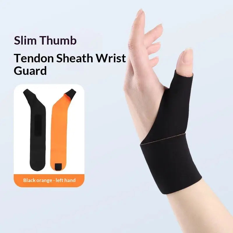 Ergonomic Wrist Brace Thumb Support Relieves Finger Discomfort Qme Left Black