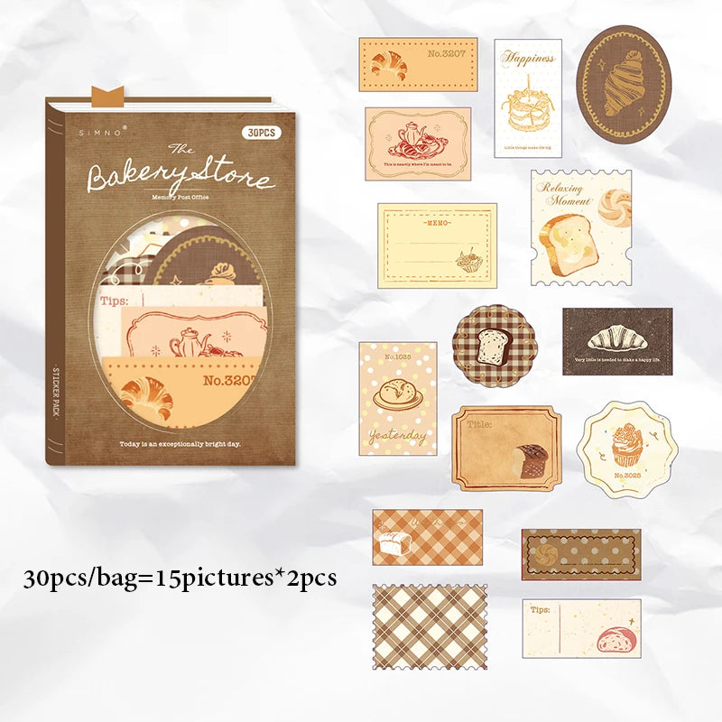 Vintage Memo Paper Sticker Pack, Background Collage Supplies for Journaling, Perfect Gifts for Birthdays & Holidays Qme B