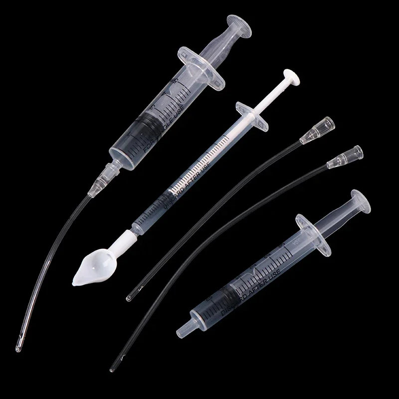 9/10Pcs Parrot Bird Feeding Dropper Hose Small Pet Feeder Needle Tube Liquid Injection Hose Spoon Kits Qme