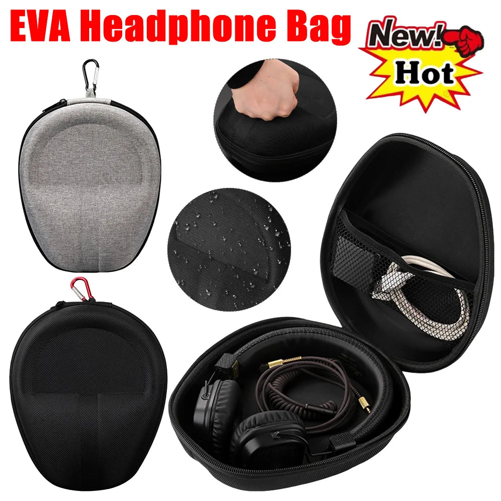 For Sony WH-CH720N WH-CH520 Wireless Headphones Case Hard EVA Case Bluetooth Headphone Carrying Bag Pouch Storage Bag Cover Qme