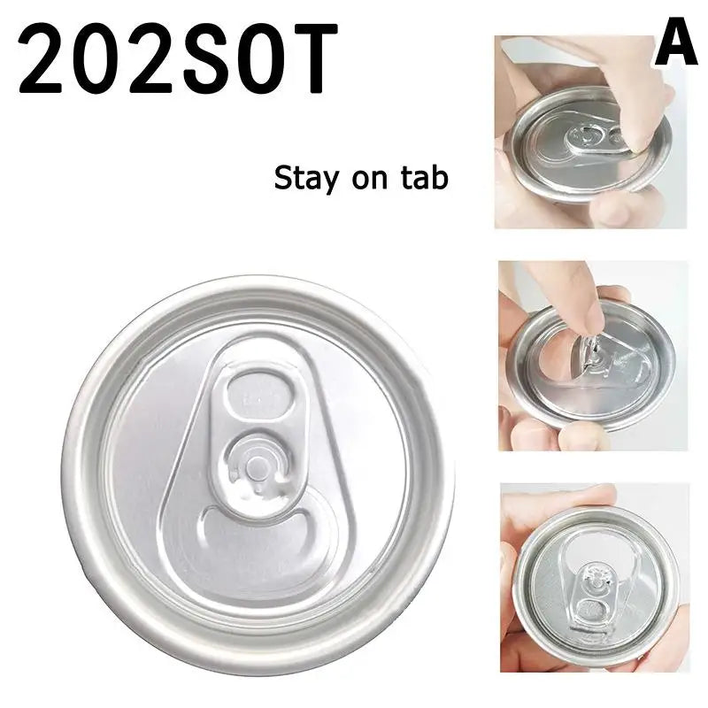 Pull Ring Lid Beverage Soda Drink Beer Cola Lids Food Can Cover Seal Qme A