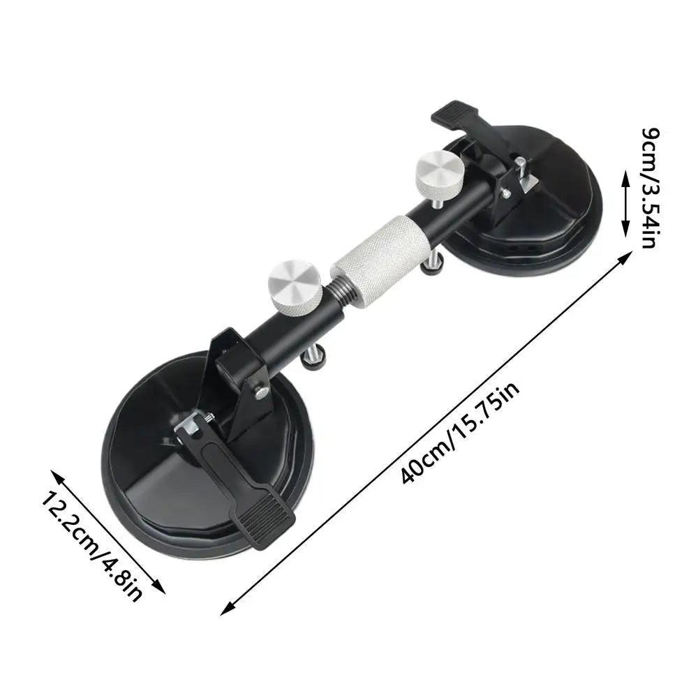 Seam Setter Heavy Duty Tile Gap Fixer Tool Professional Joining Leveling Installation Tool for Glass Marble Tile Ceramic Window Qme Black