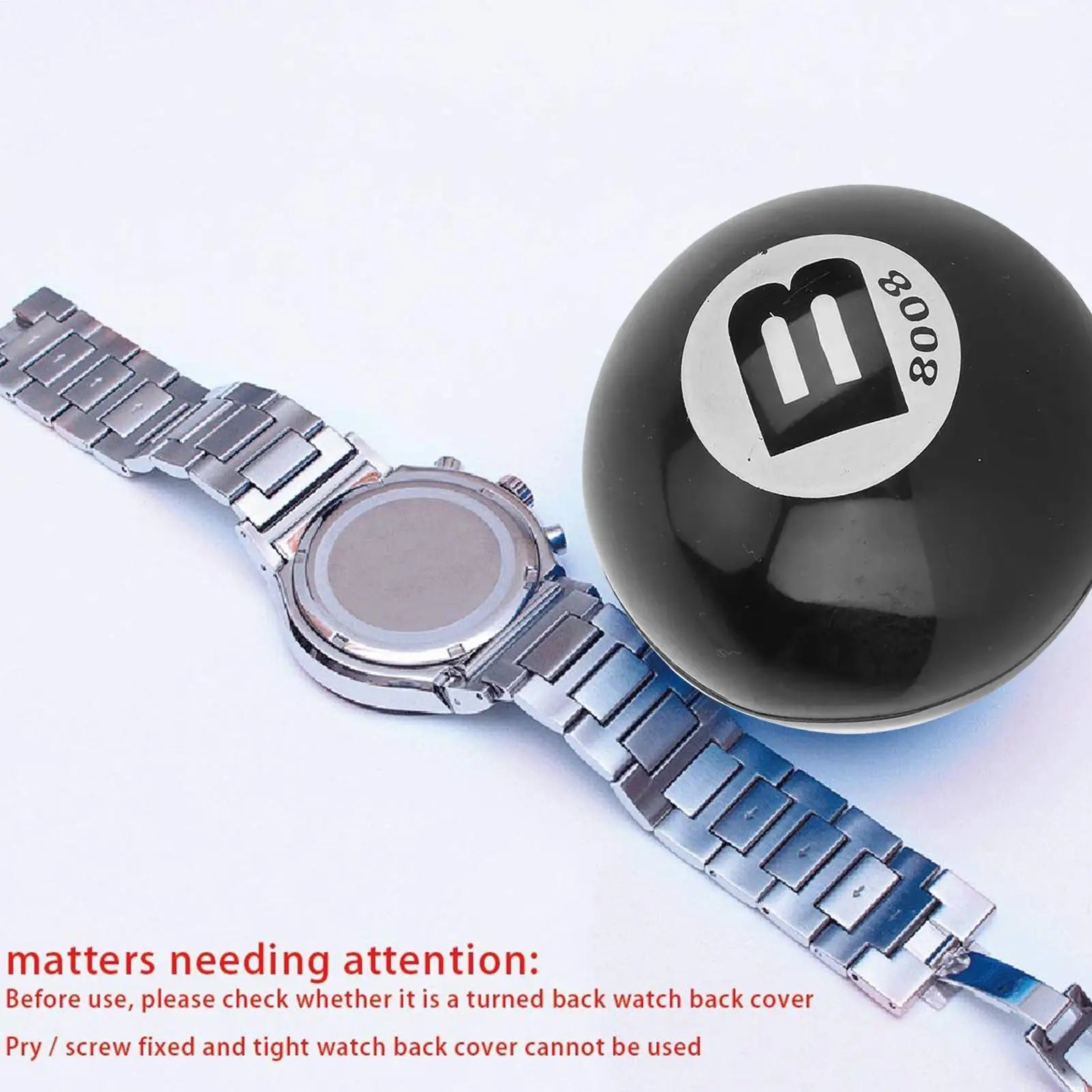 Watch Case Open Ball Professional Watch Case Open Tool Compact Watch Case Opener Tool Easy To Use Friction Rubber Ball Opener Qme