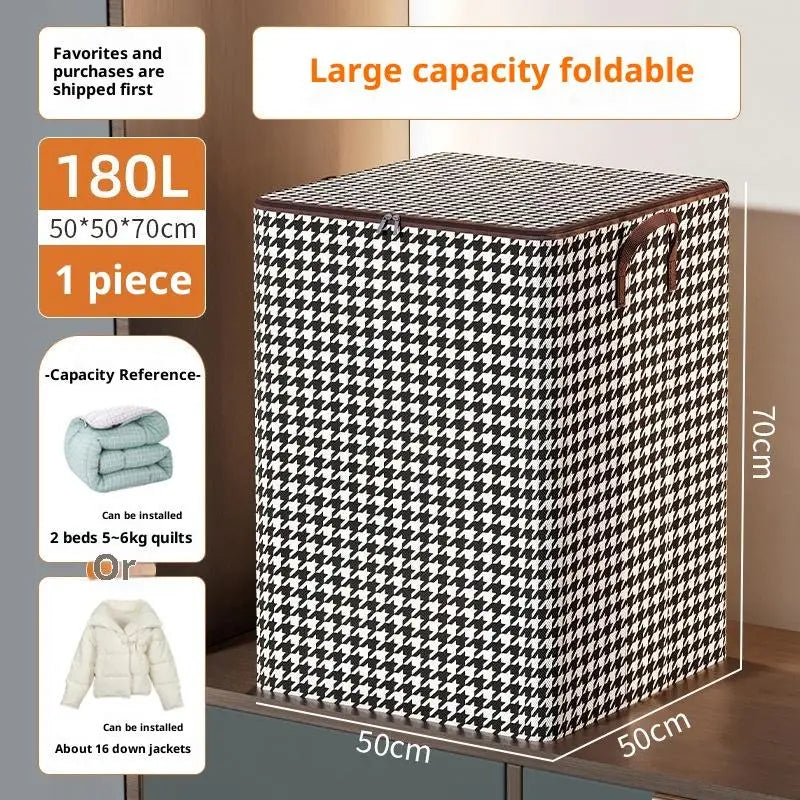 Clothes Storage Box Cover Baby Foldable Large Laundry Basket Qme B 180ML