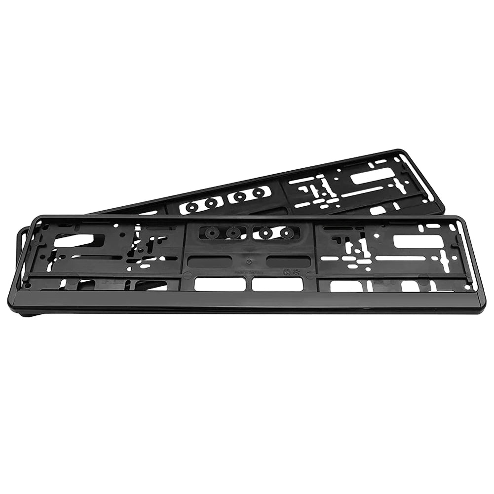 2Pcs Car Licence Plate Bracket Anti-corrosion Licence Plate Holder EU Standard License Plate Holder Mount Qme