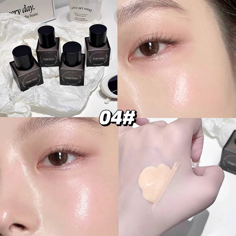 Gege Bear Clear Flawless Foundation Natural Hydrating Long-lasting Qme GX1385-4