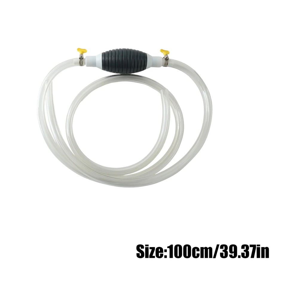 Universal Car Fuel Pump Kit DIY Cut Pipe Manual Hand Suction Pipe Pumping Durable Multifunctional Liquid Siphon Qme