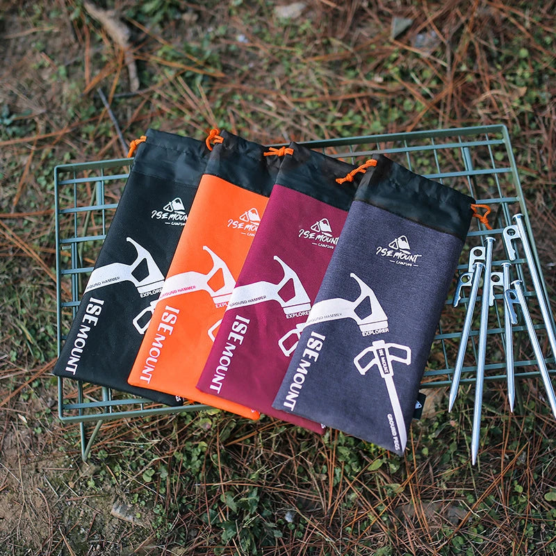 Oxford Cloth Tent Pegs Nails Storage Bag Portable Stake Bags Qme
